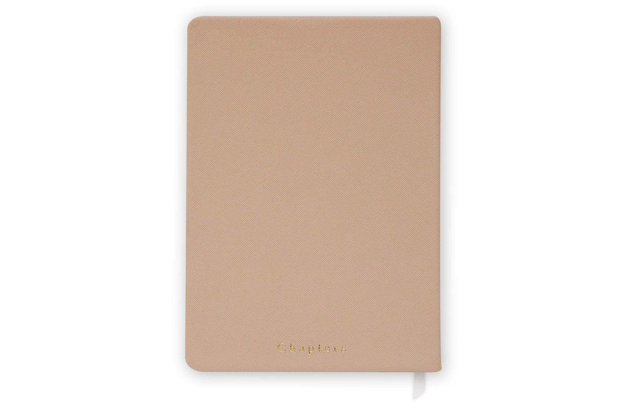 Vegan Leather Notebook, Nude