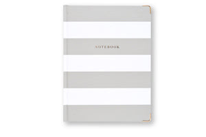 Notebook, Gray & White