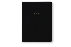 Linen Notebook, Black