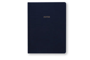 Linen Notebook, Navy