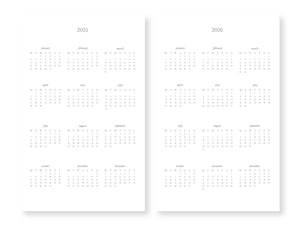 A5 Refill, Weekly - 2025