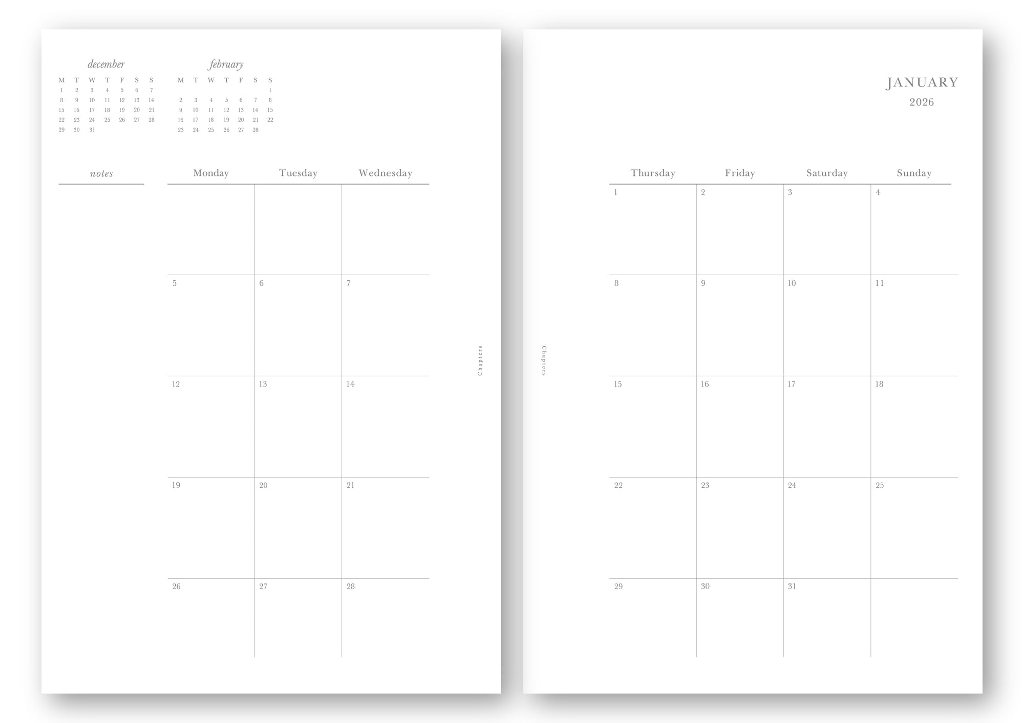 A5 Daily Planner - 2026, Buttercream