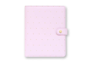 A5 Daily Planner - 2024, Lilac Polka