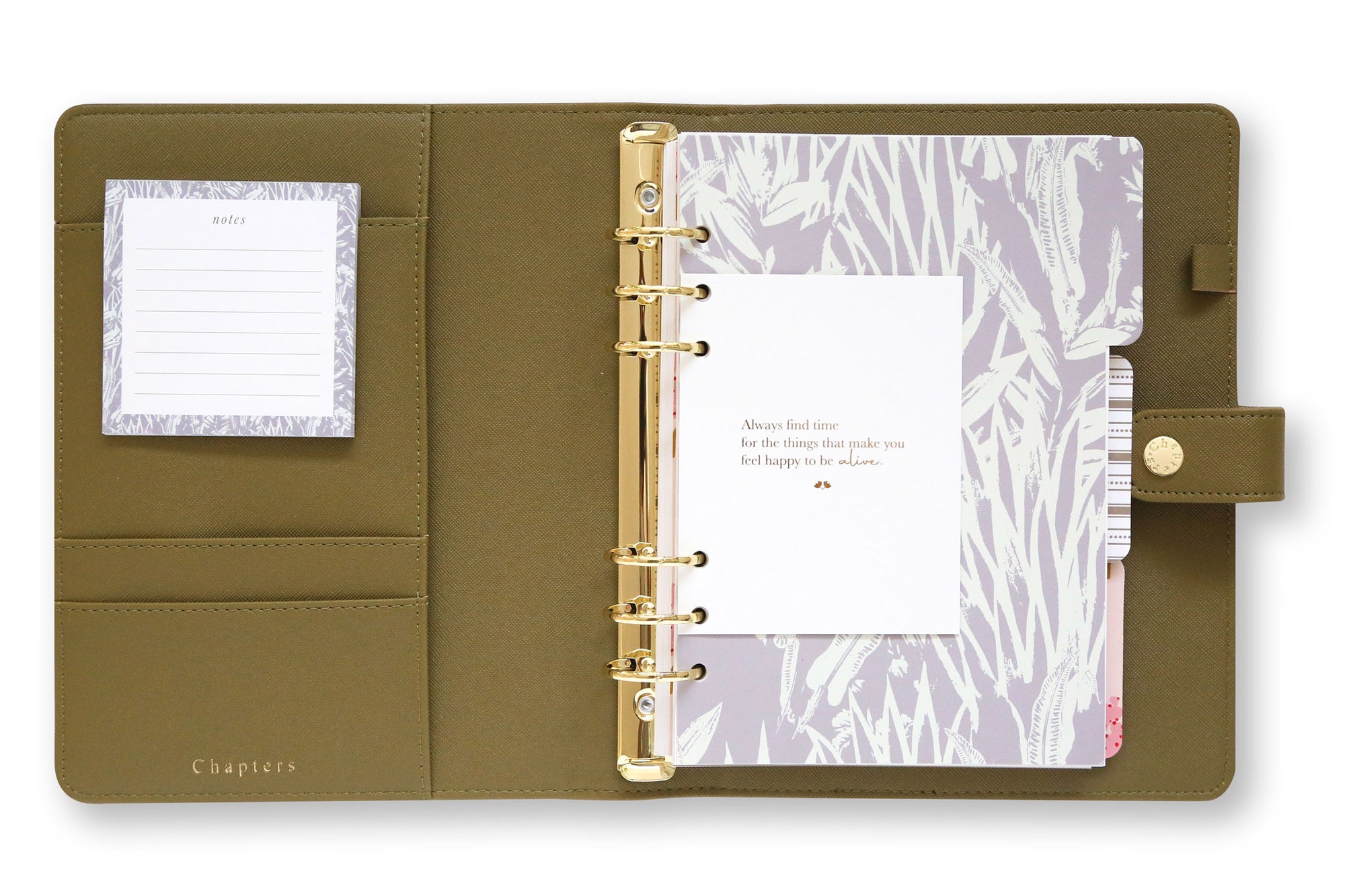 A5 Undated Planner, Olive