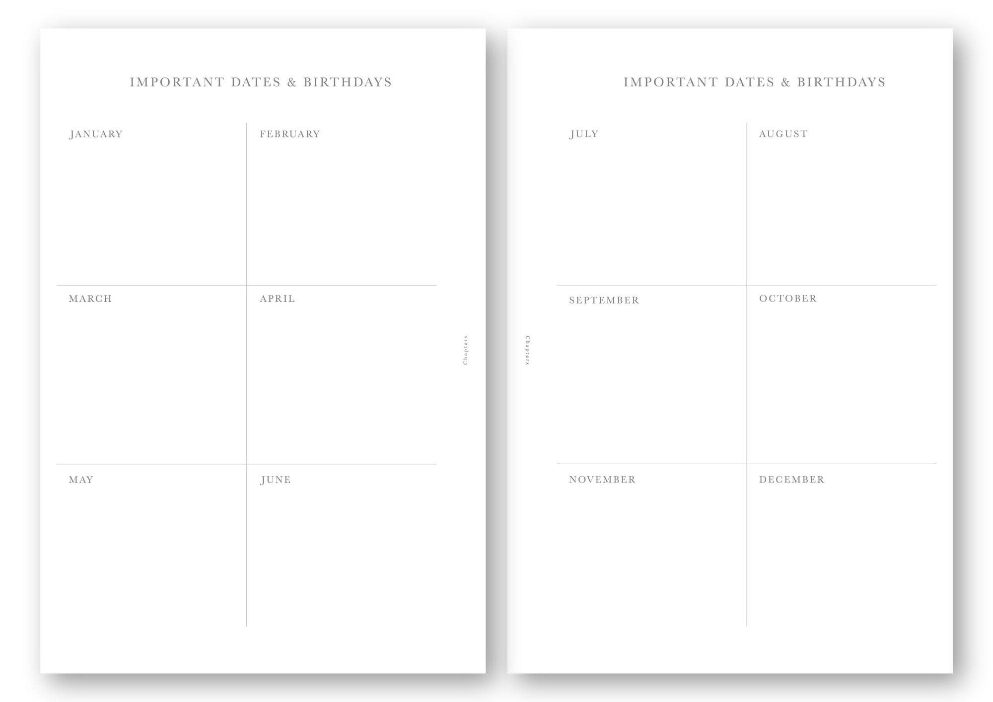 A5 Weekly Planner - 2026, Black