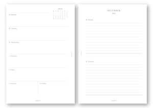 A5 Refill, Weekly - 2026