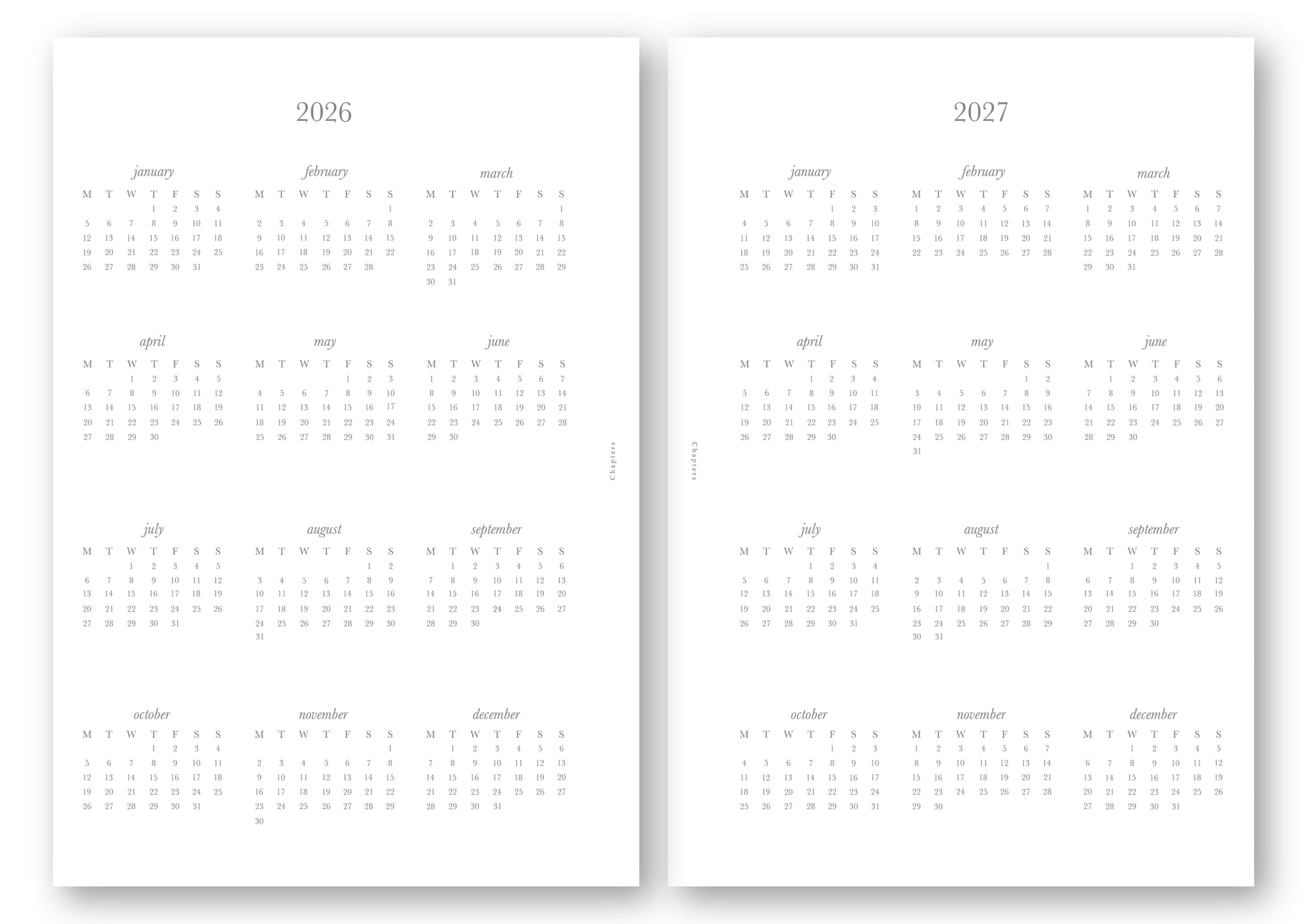 A5 Refill, Daily - 2026