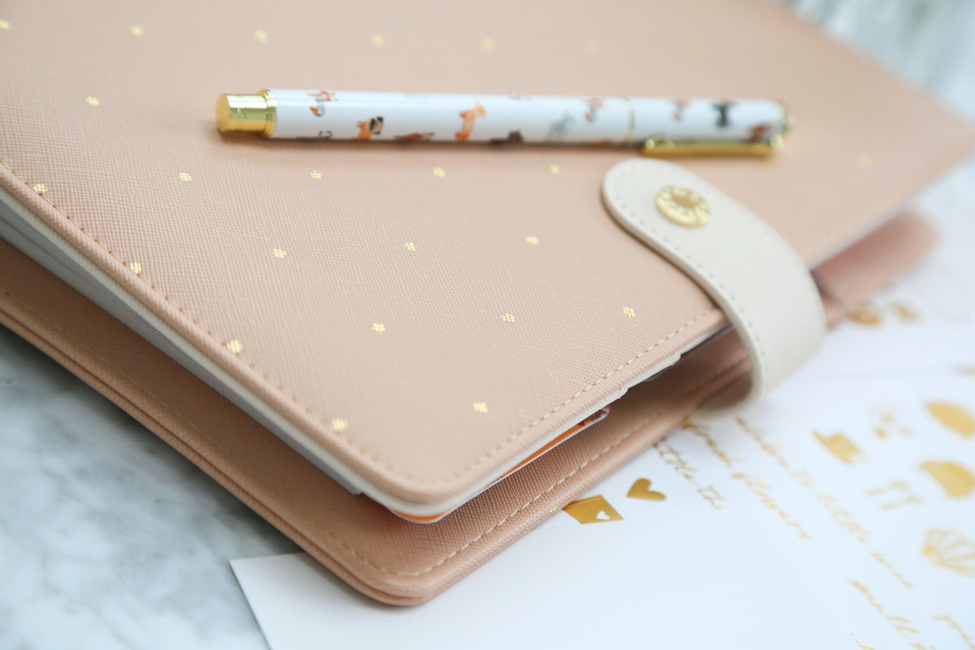 A5 Daily Planner - 2026, Buttercream