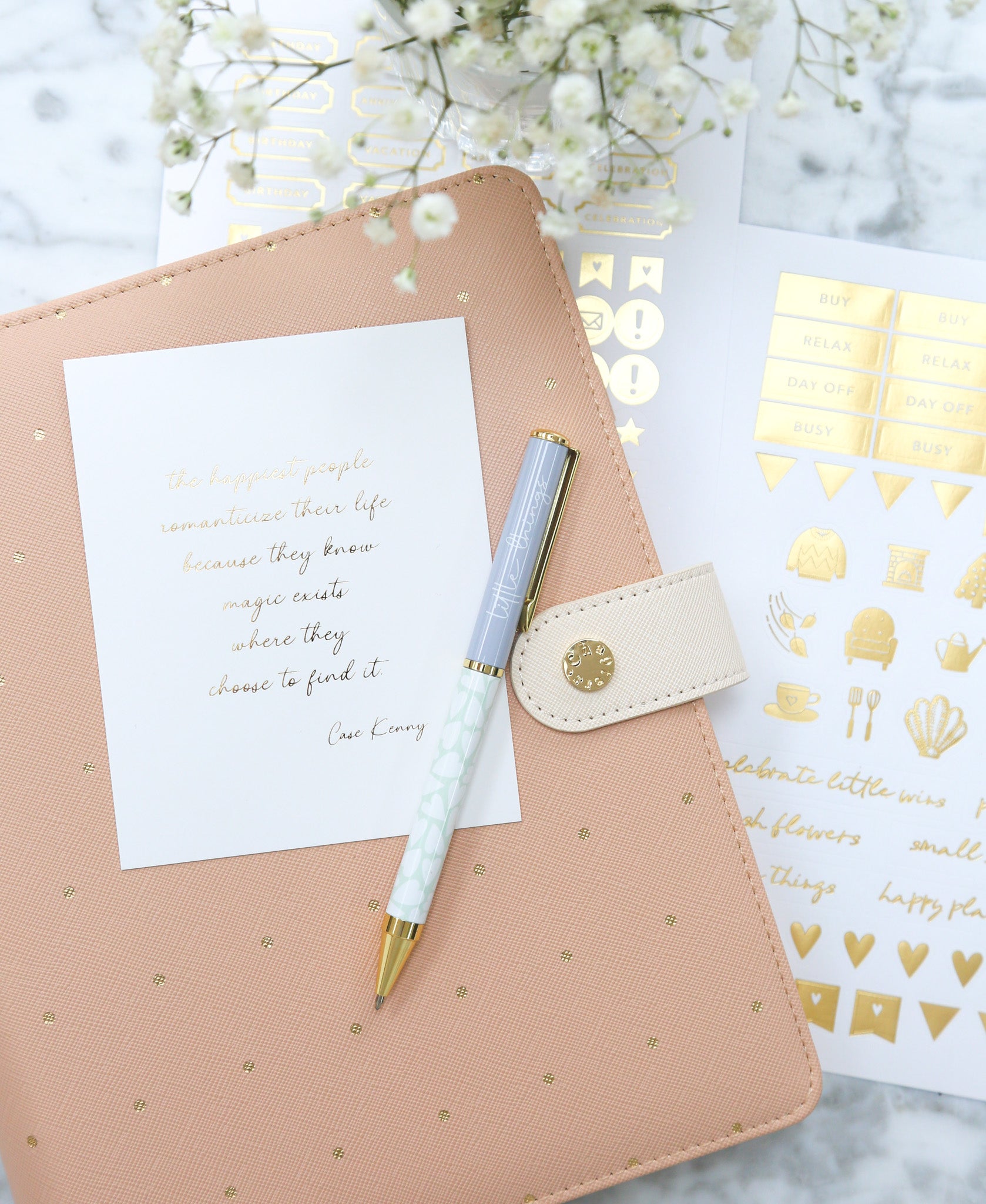 A5 Daily Planner - 2026, Buttercream