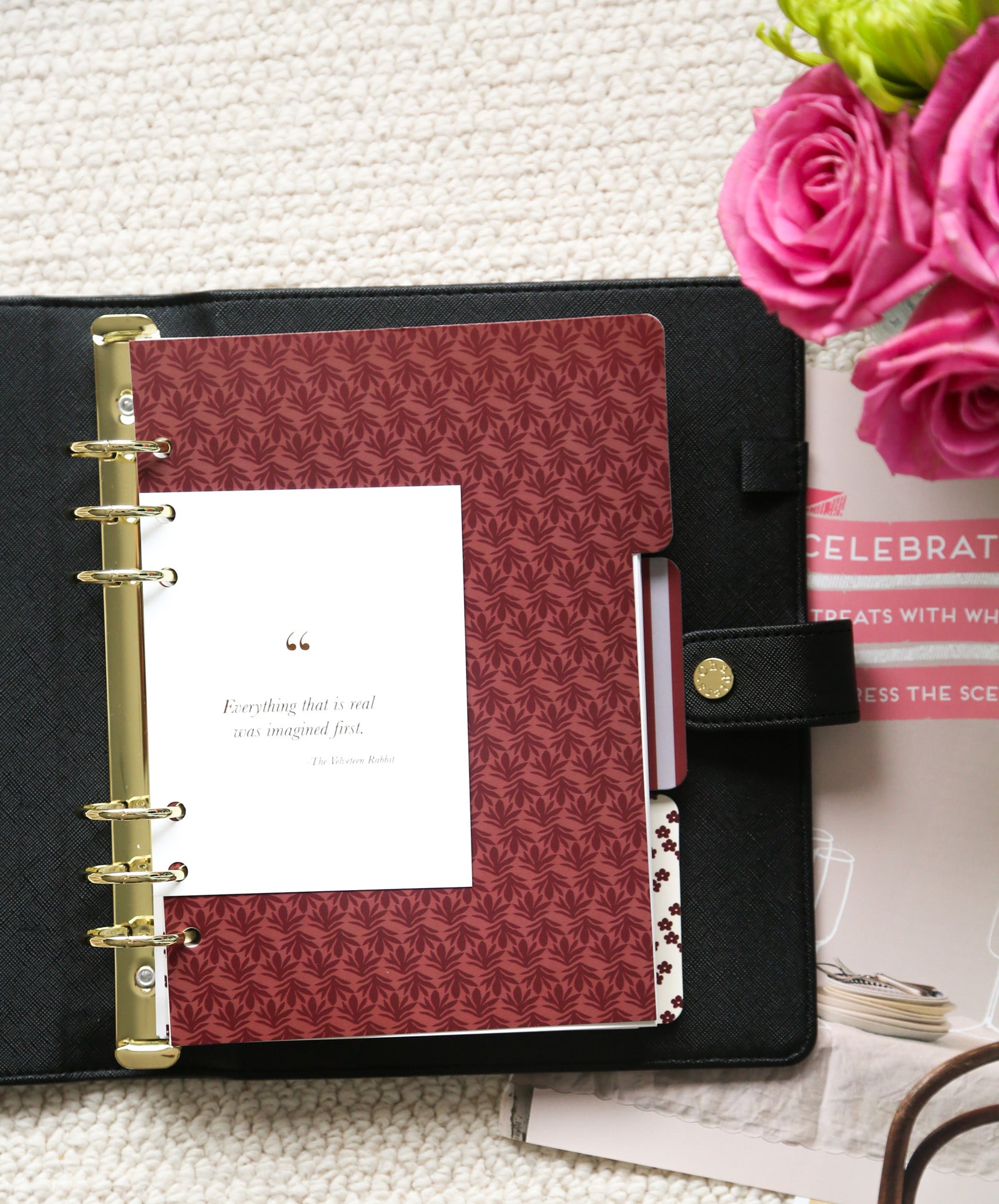 A5 Undated Planner, Black