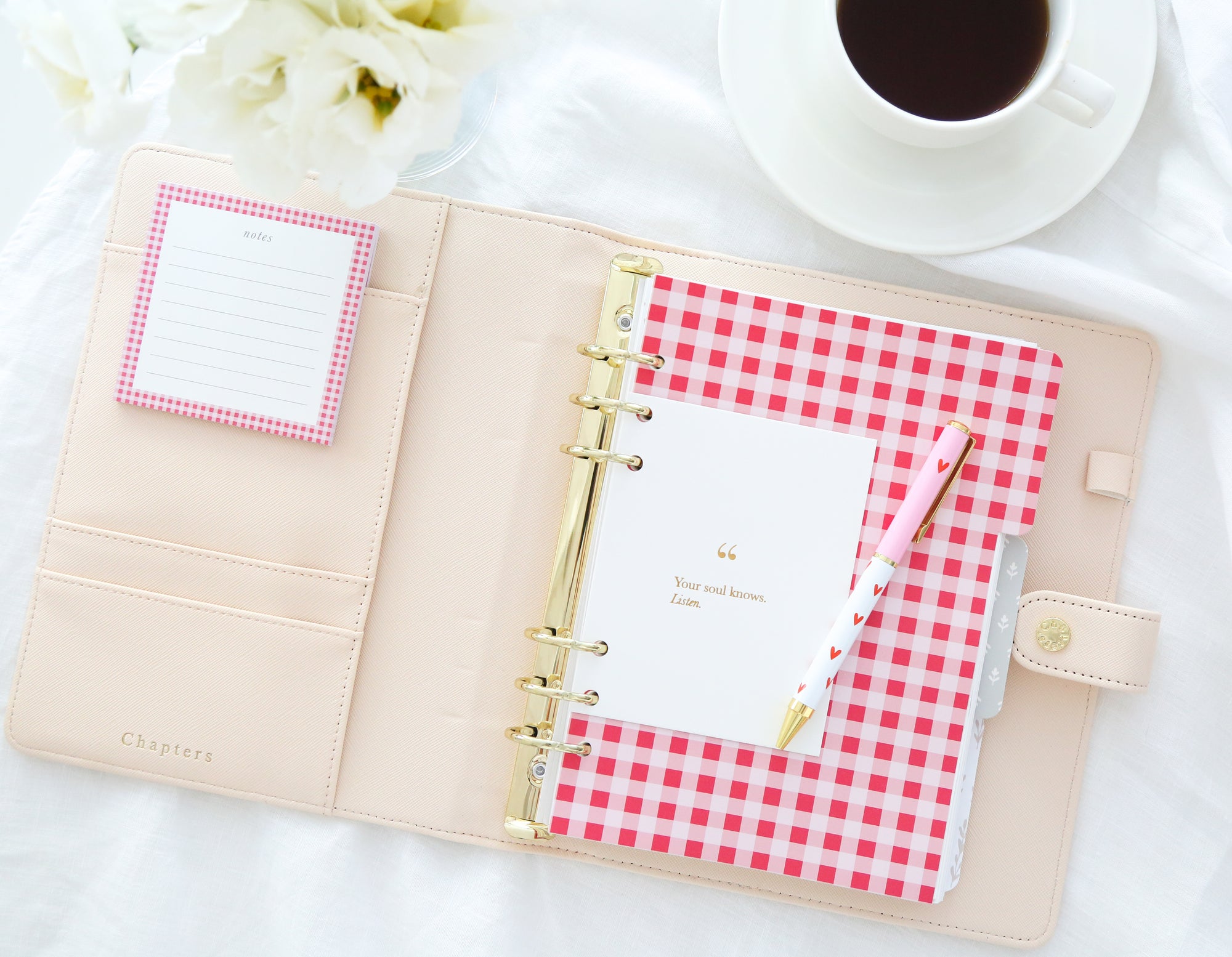 A5 Daily Planner - 2025, Vanilla Polka