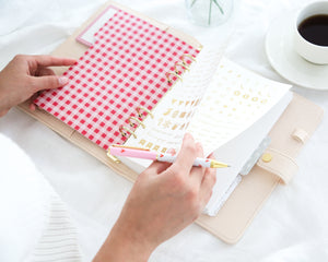 A5 Daily Planner - 2025, Vanilla Polka