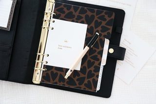 Premium Roller Pen, Black & Cream