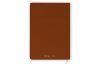 Vegan Leather Notebook, Mocha