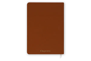 Vegan Leather Notebook, Mocha