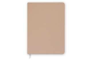 Vegan Leather Notebook, Latte