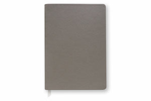 Vegan Leather Notebook, Gray