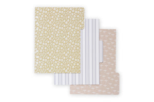 A5 Undated Planner, Lilac Polka