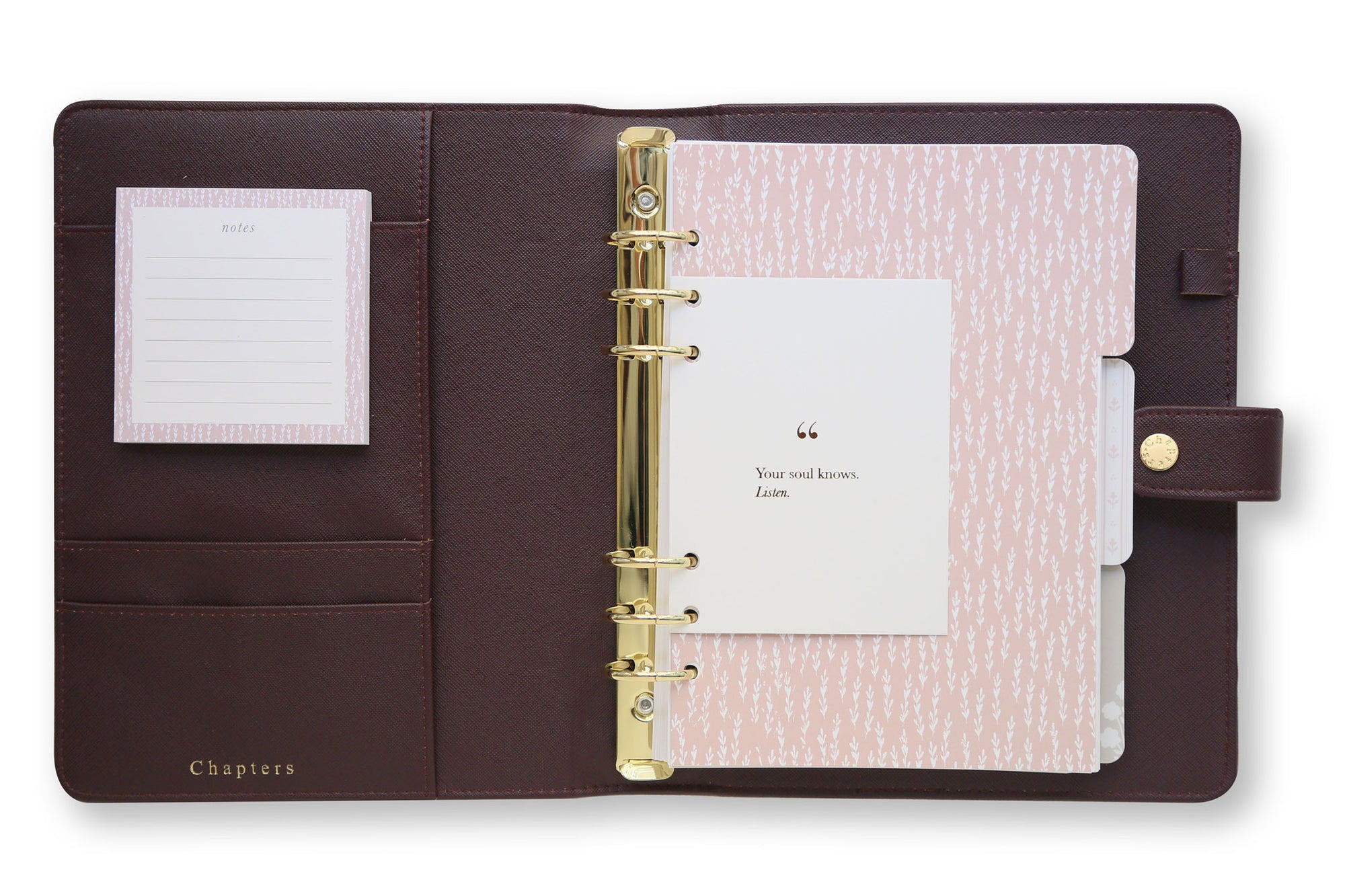 A5 Daily Planner - 2025, Merlot