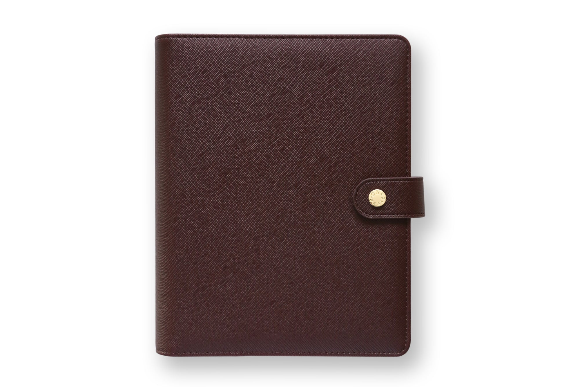 brown A5 Daily Planner - 2026, Merlot