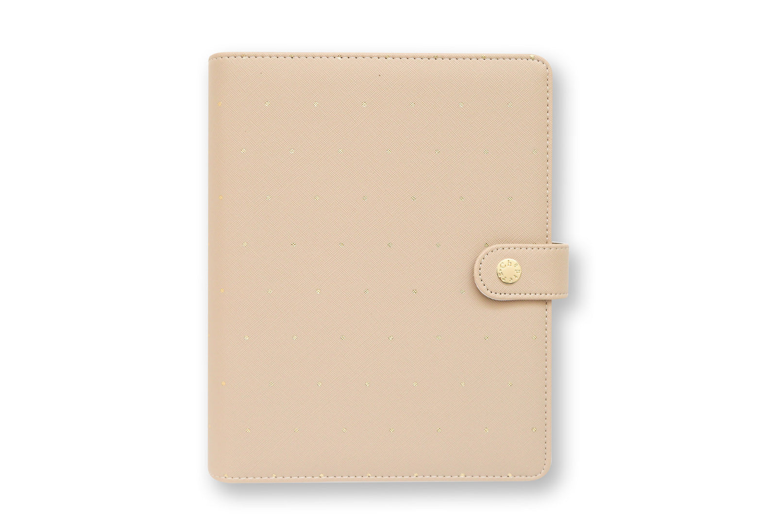 A5 Undated Planner, Cream Polka