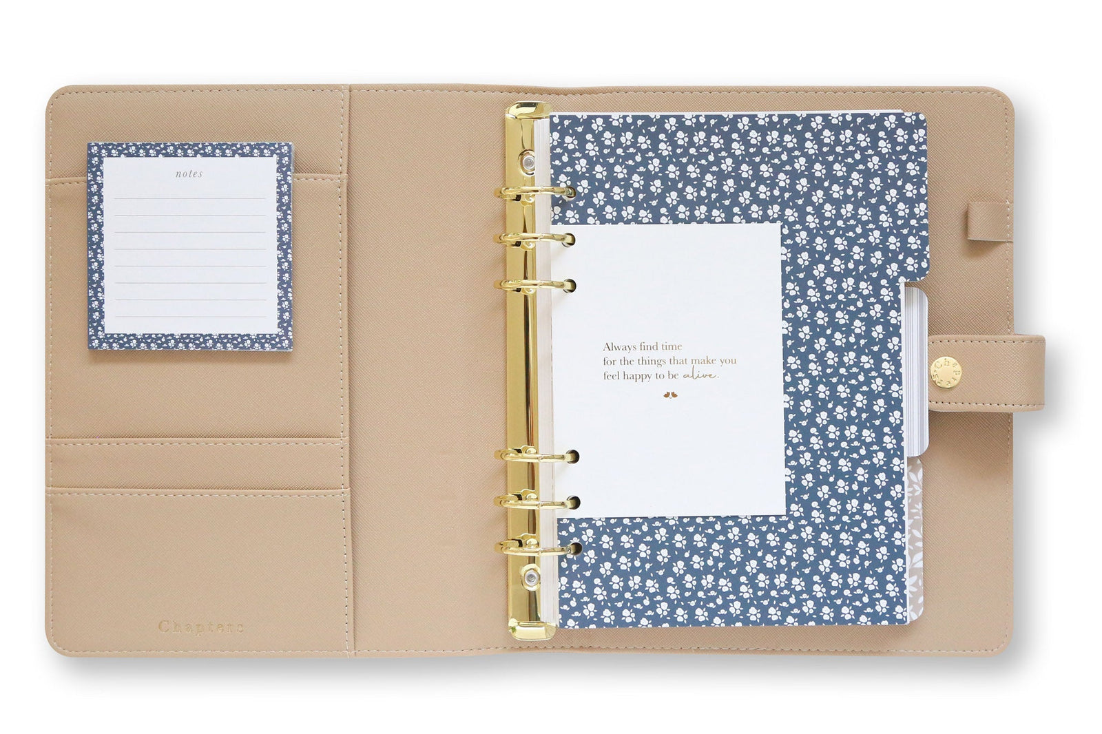 A5 Daily Planner - 2025, Cream Polka