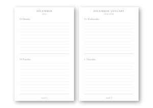 Pocket Planner - 2026, Gingerbread