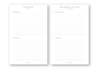 Pocket Planner Refill, 2026