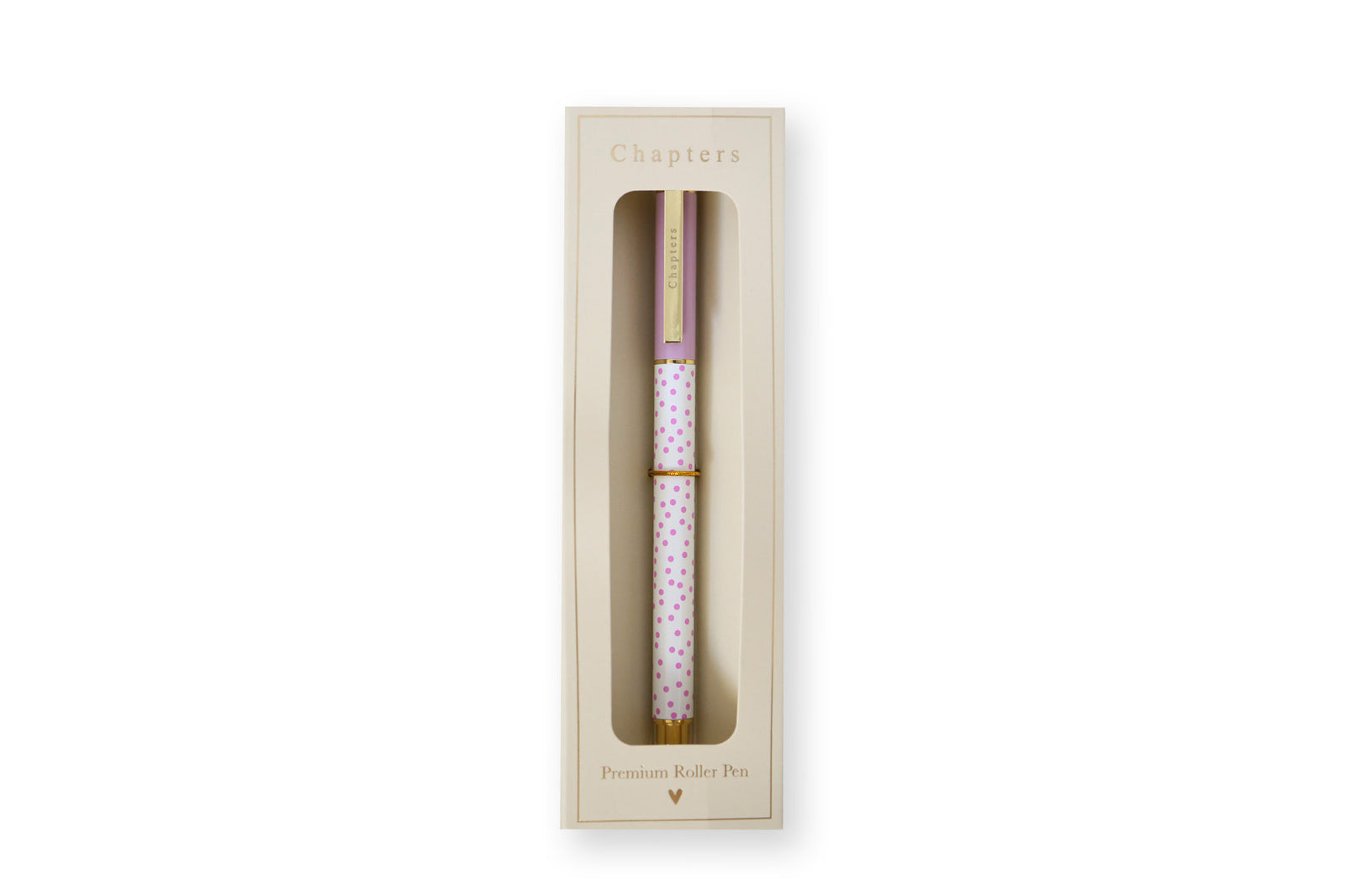 Premium Roller Pen, Lilac Polka