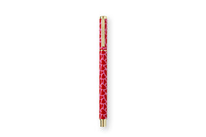 Premium Roller Pen, Pink & Red Hearts