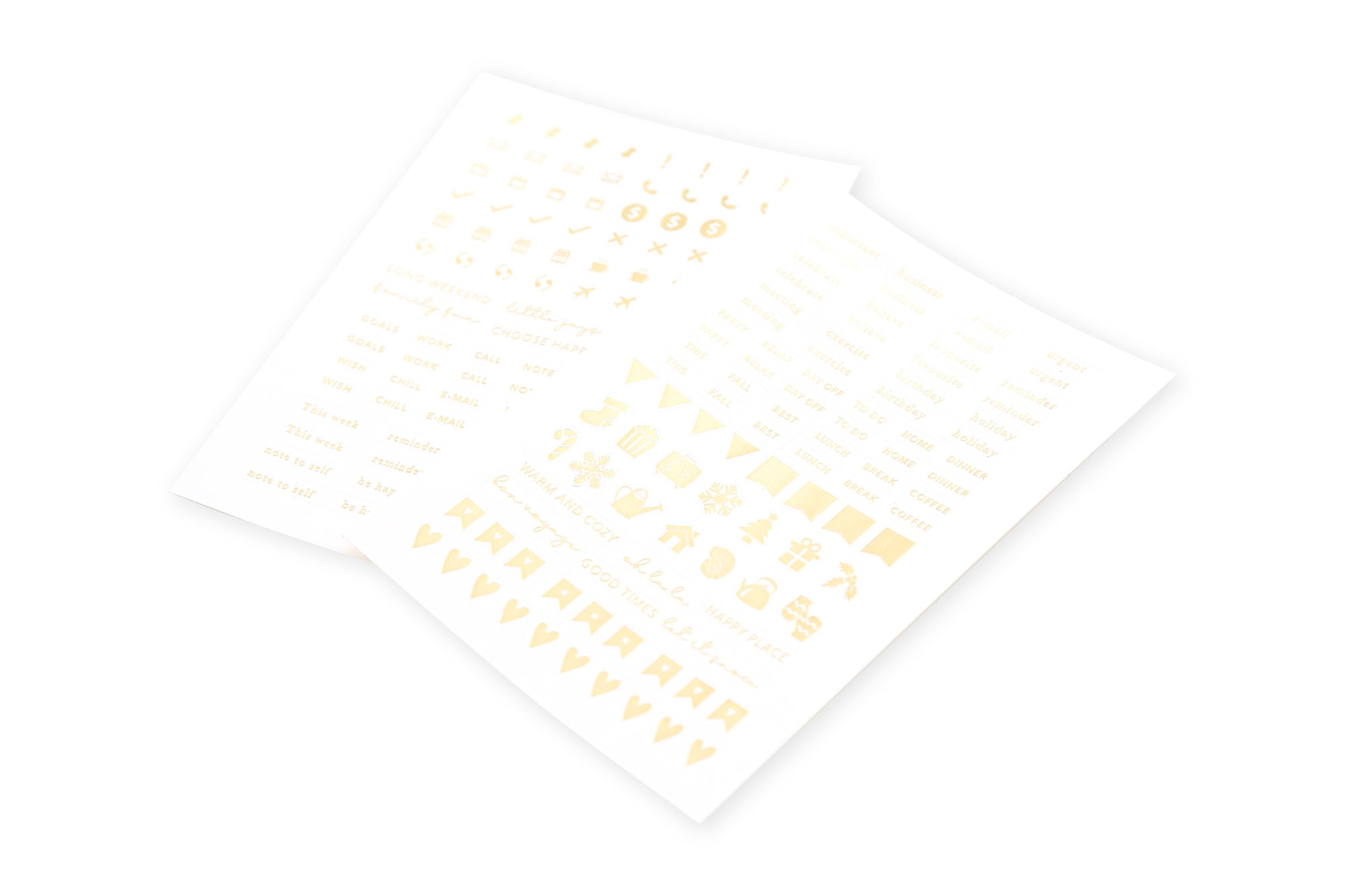 A5 Note Sticker A5 Gold Sticker Set | Chapters