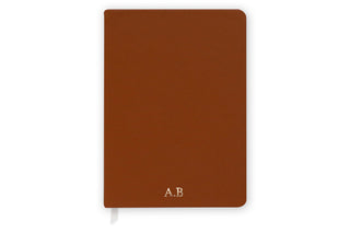 Vegan Leather Notebook, Mocha