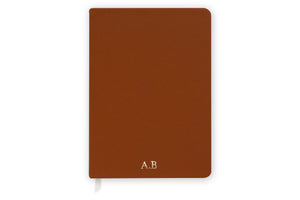 Vegan Leather Notebook, Mocha