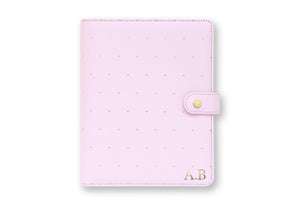 A5 Undated Planner, Lilac Polka