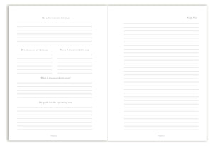 A5 Undated Planner, Ballerina