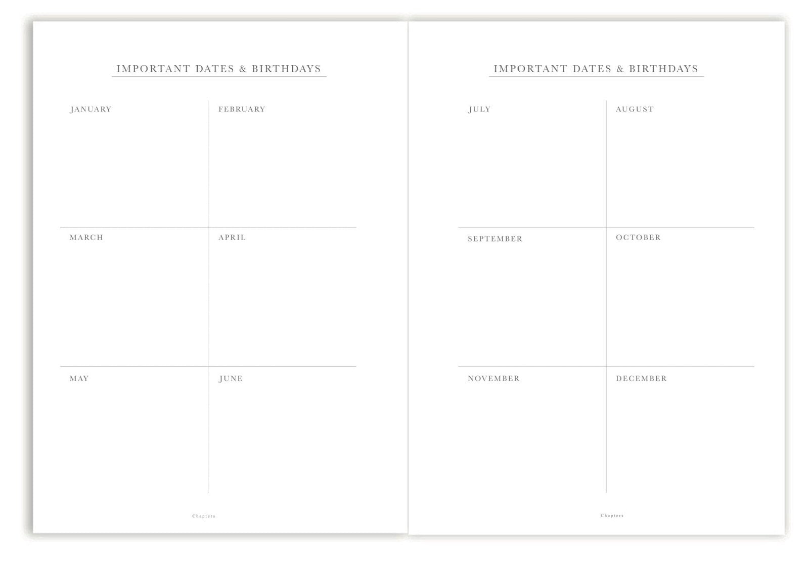 A5 Undated Planner, Ballerina