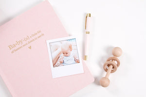 Baby Book, Pale Pink