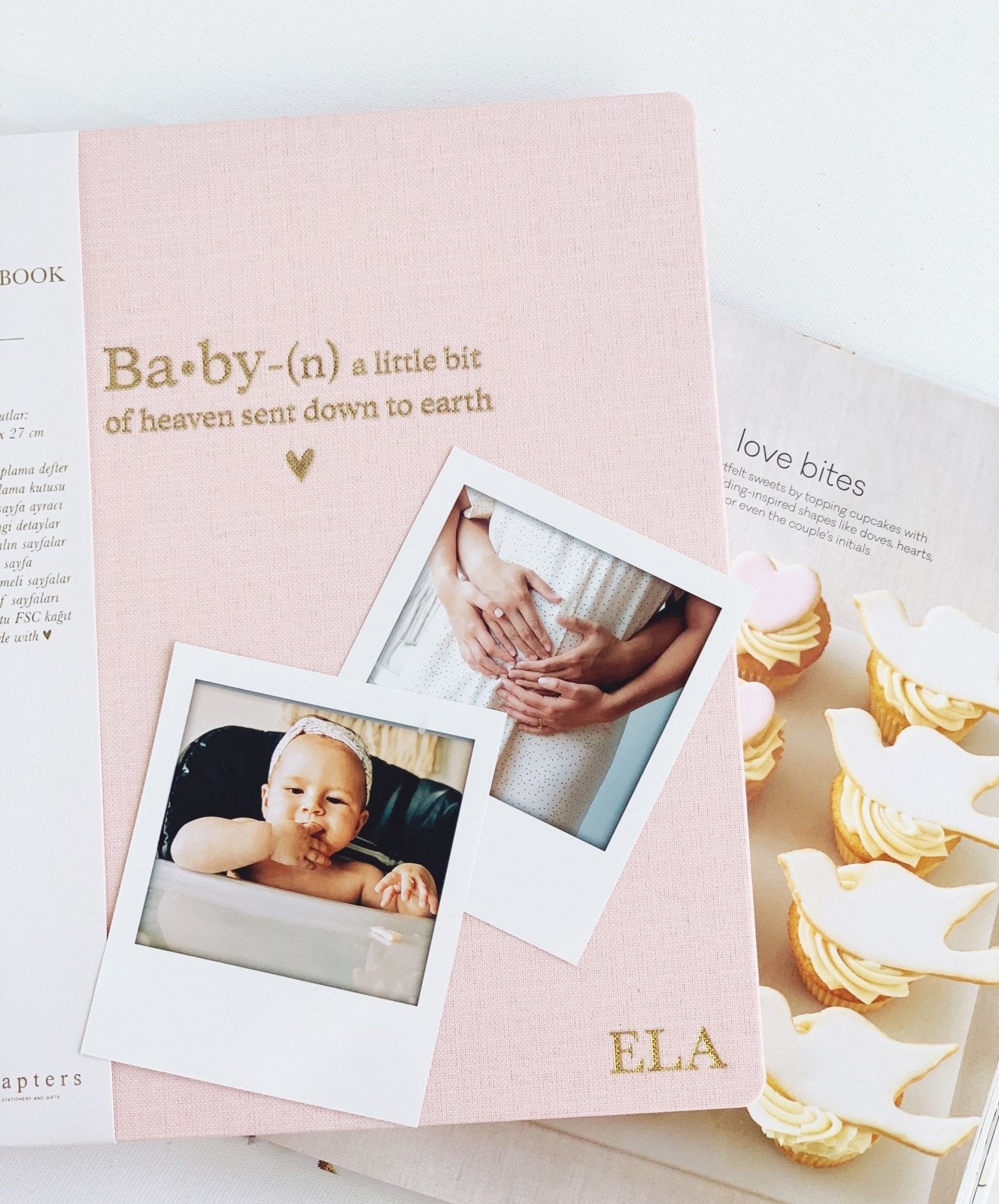 Baby Book, Pale Pink