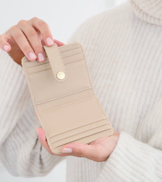 Card Holder, Cream