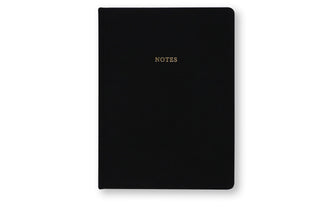 Linen Notebook, Black