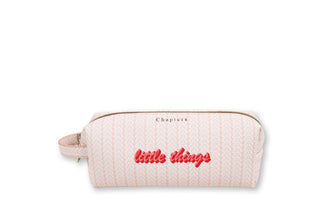 Pencil Case, Black & Brown Hearts