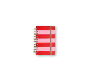Mini Spiral Notebook, Strawberry