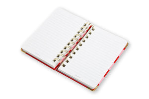 Mini Spiral Notebook, Strawberry