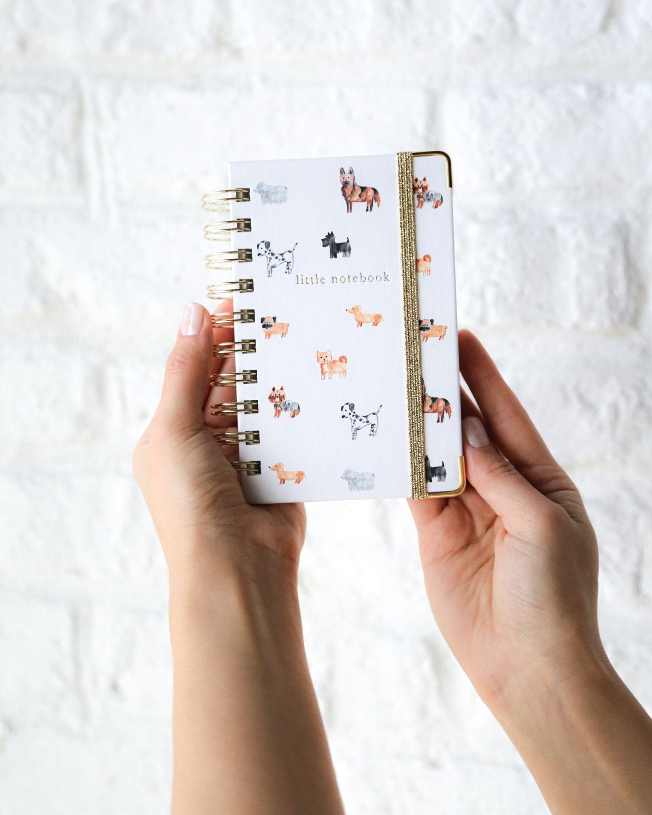 Mini Spiral Notebook, Woof