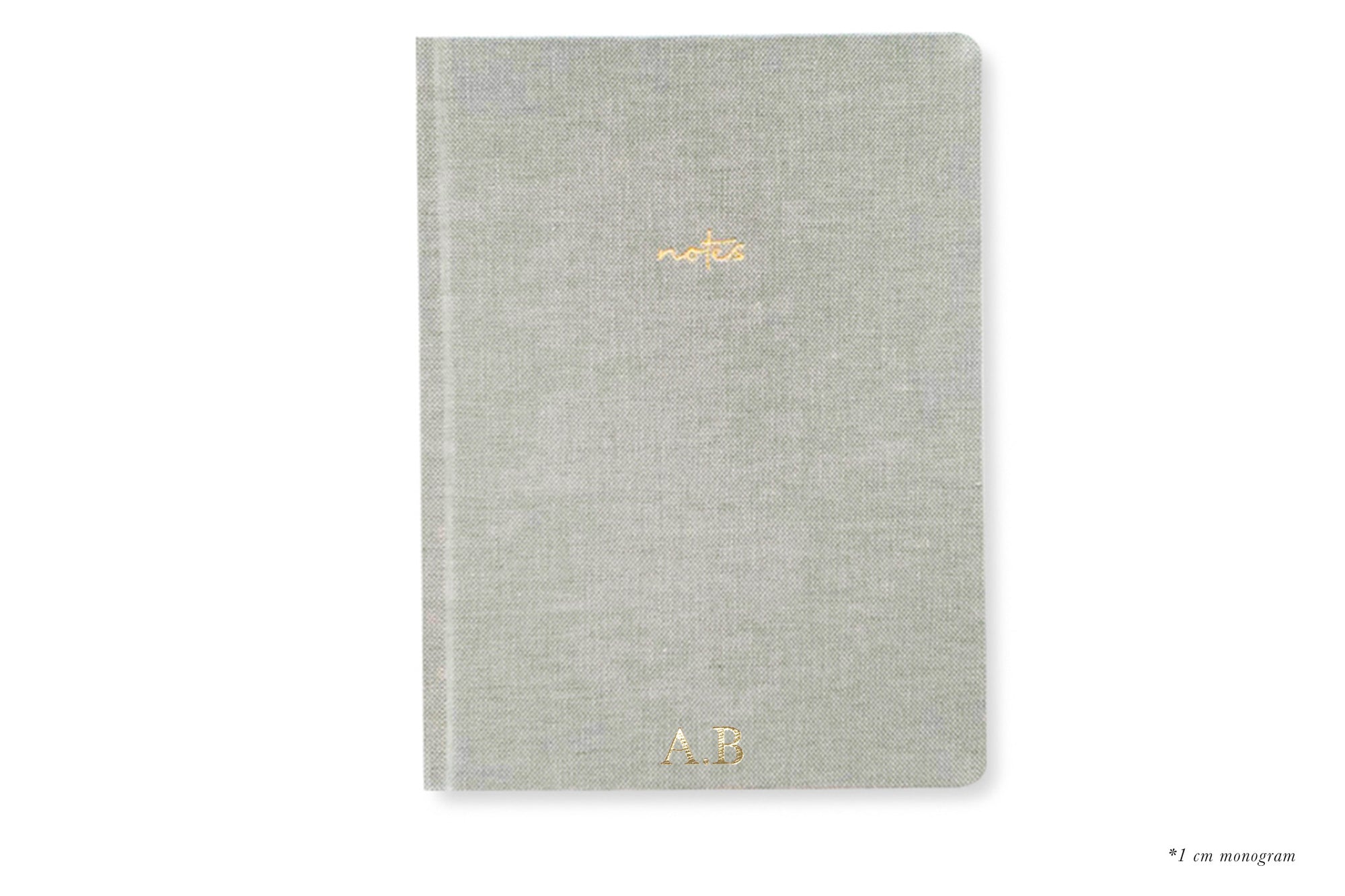 Linen Notebook, Mint