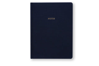 Linen Notebook, Navy