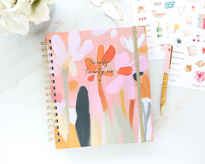 Spiral Weekly Planner, Bloom