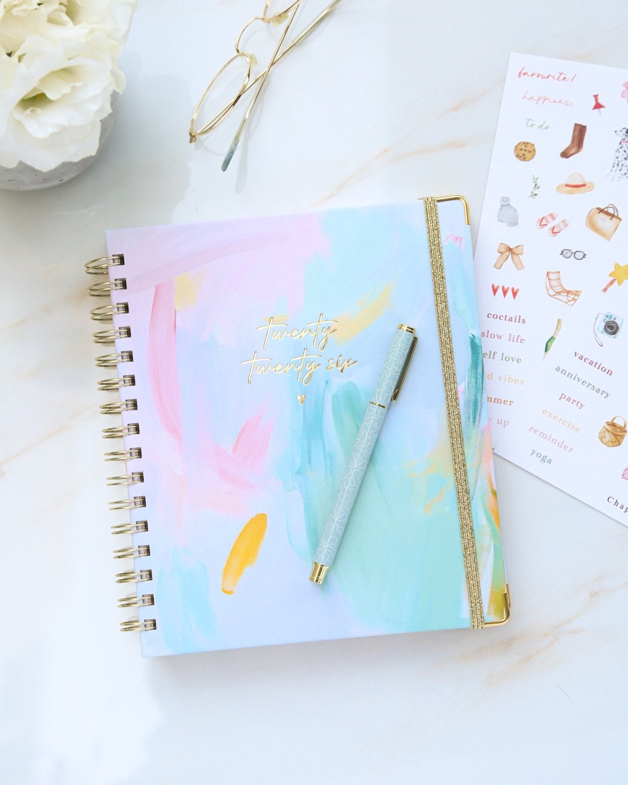 Spiral Weekly Planner, Daydream