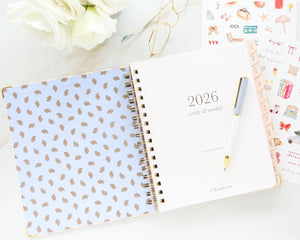 Spiral Weekly Planner, Marshmallow