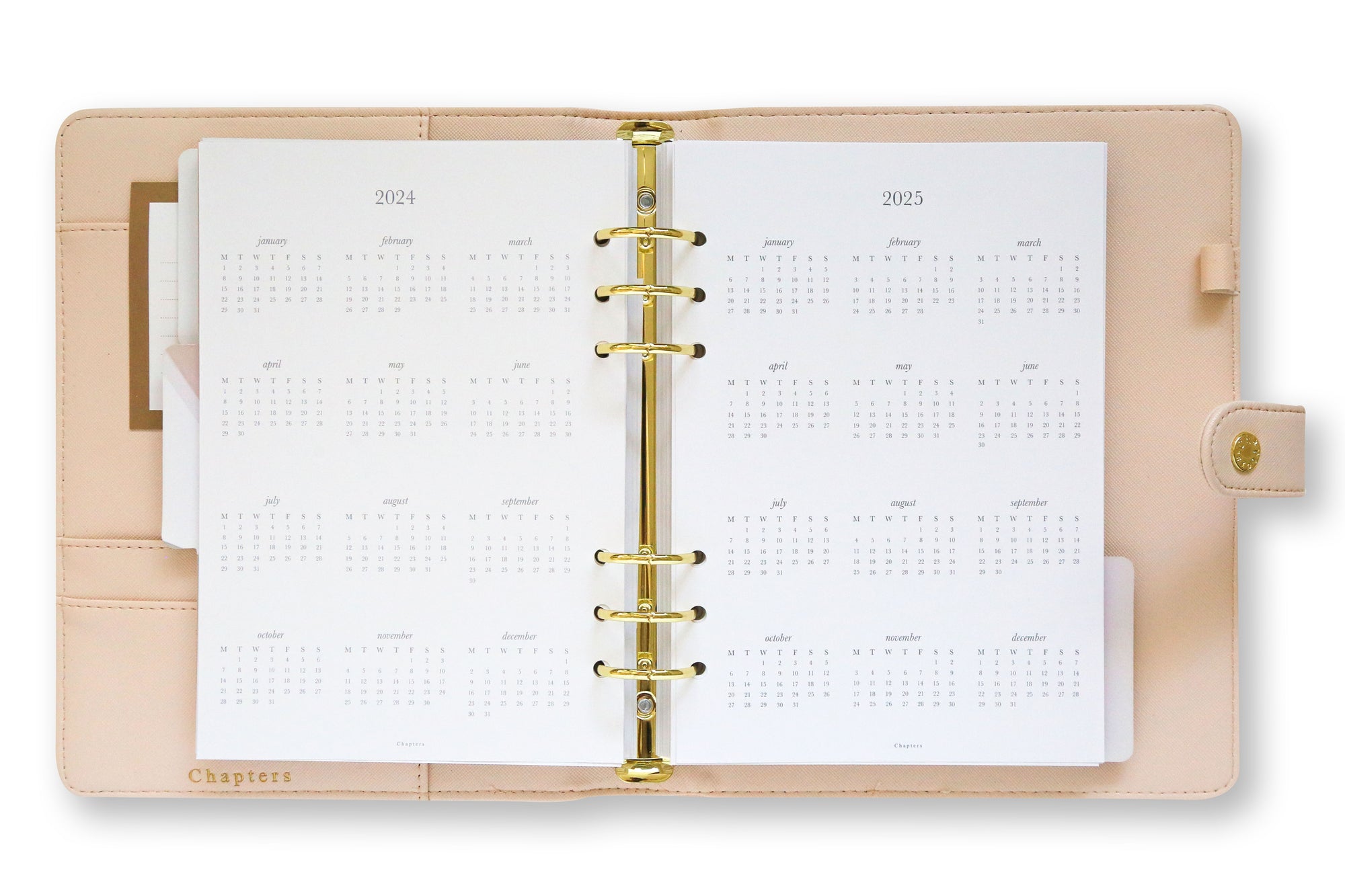 A5 Weekly Planner, Ice Polka